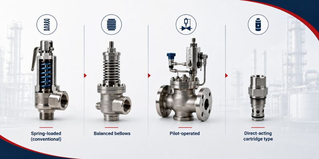 Types of Pressure Relief Valves