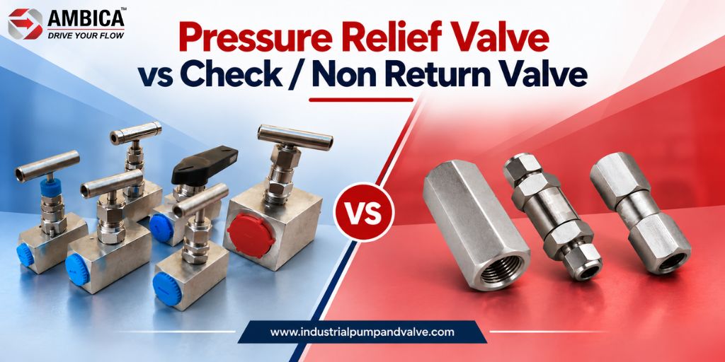 Difference Between a Pressure Relief Valve and a Non Return Valve