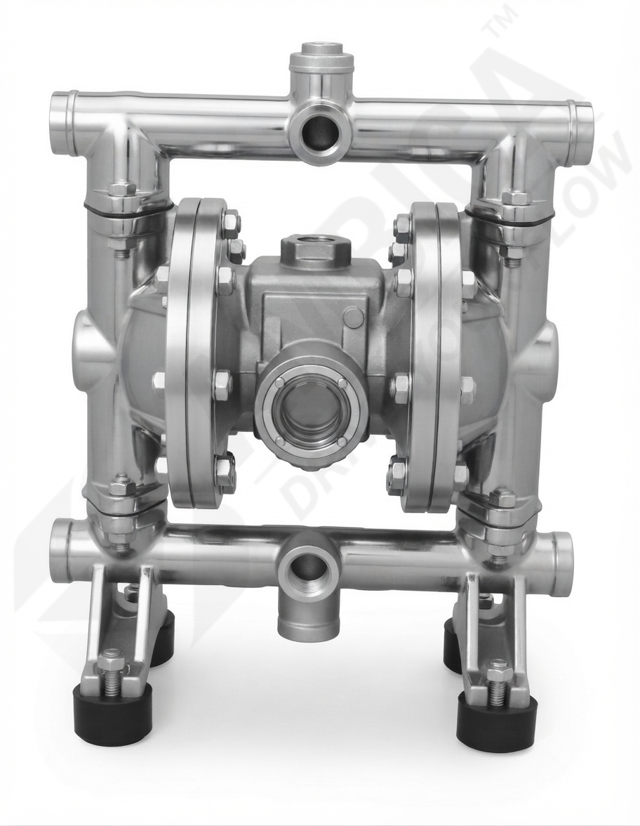 1/2 Inch Steel Body AODD Pump