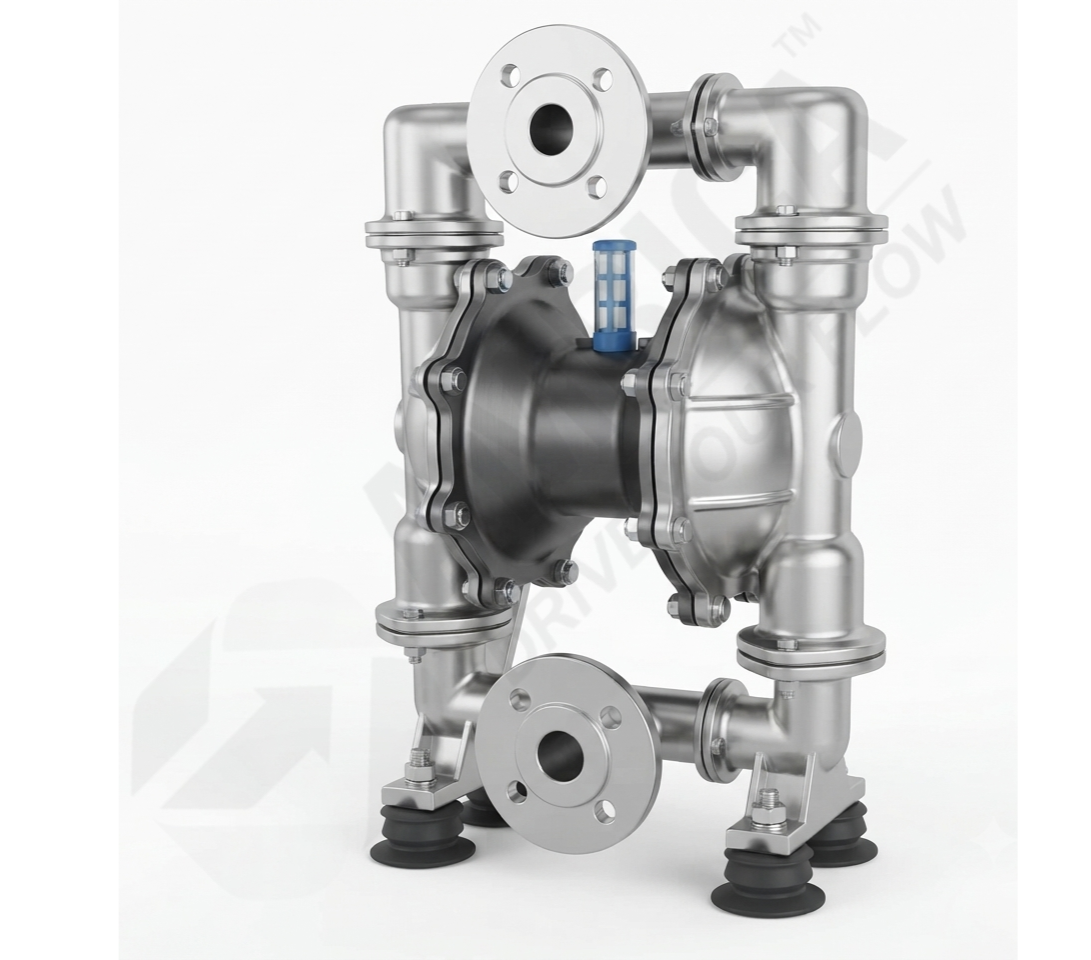 1 1/2 Inch Steel Body AODD Pump