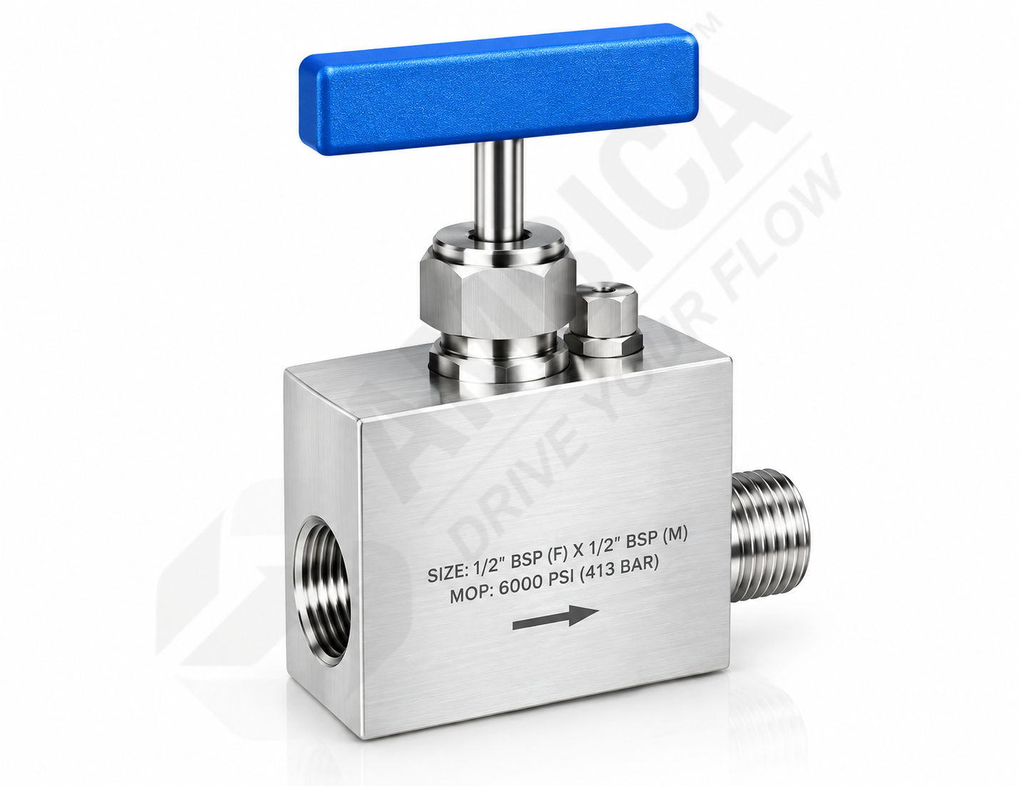 High Pressure Needle Valve 50000 PSI