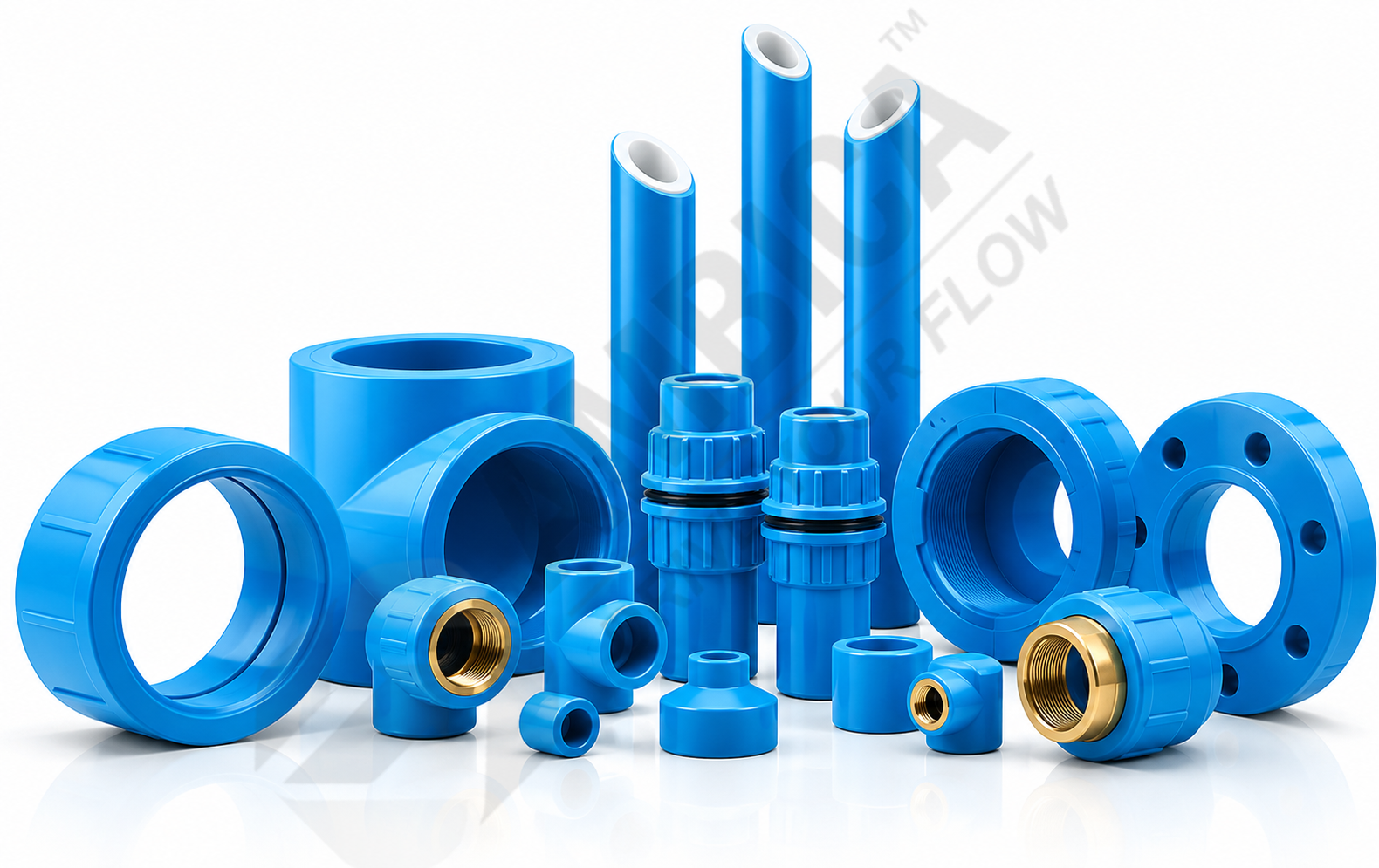 PPRC Fittings (Blue) – Compressed Air